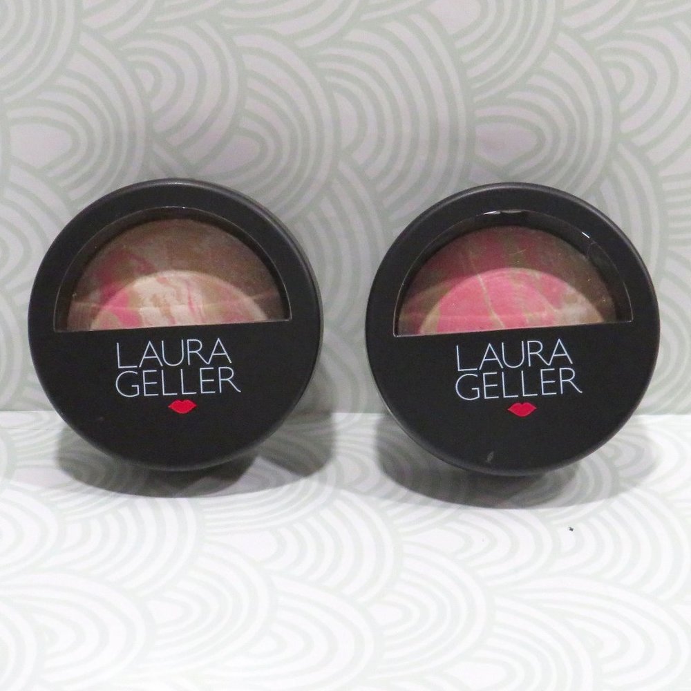 LAURA GELLER💥BAKED BALANCE -N- BRIGHTEN FOUNDATION PORCELAIN 2PC NWOB💥